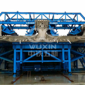 中鐵二十三局上海軌道交通17號線變截面連續(xù)U型節(jié)段梁