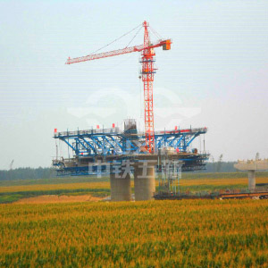 中鐵二十四局安徽公司徐明高速掛籃桿件租賃