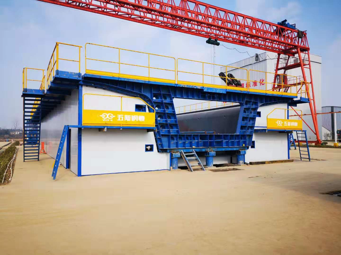 中鐵十二局四公司常益長(zhǎng)漢壽制梁場(chǎng)