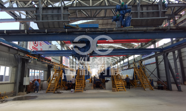 中交路橋華南公司南中高速6標小箱梁生產線